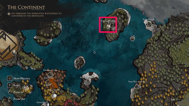 Painting Workshop 1 Map Location