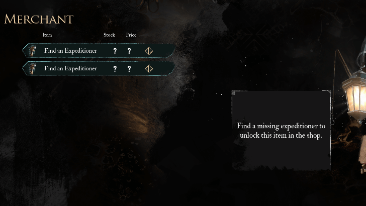 Find a Missing Expeditioner to Unlock This Item