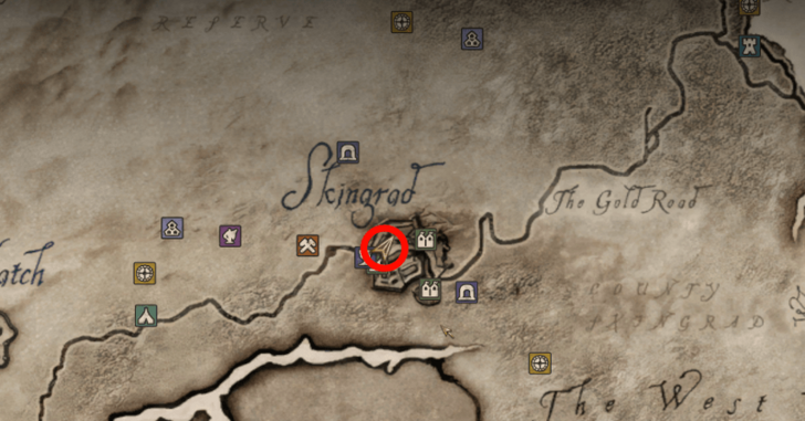 Oblivion Skingrad Map Loc