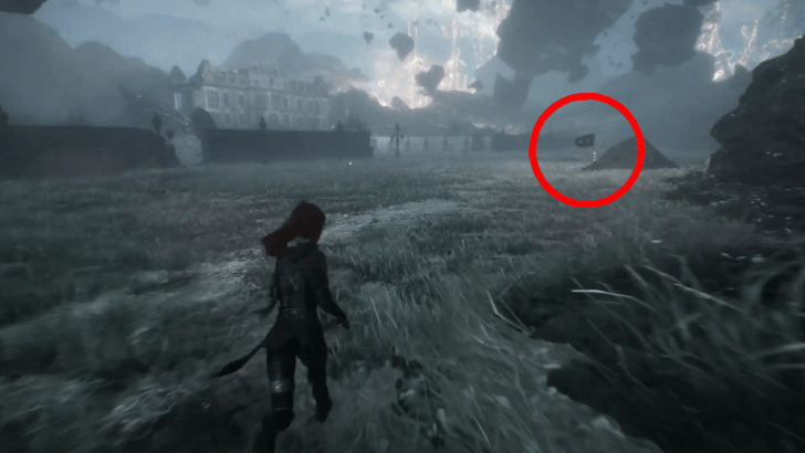 Reach the Manor Courtyard