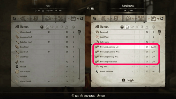 TES IV Oblivion Aurelinwae Castle Upgrades