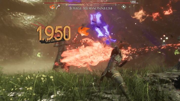 Jovial Moissonneuse Fire Weakness