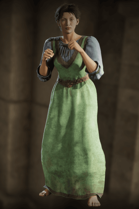 Blue and Green Outfit