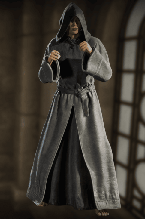Grey Robe Set