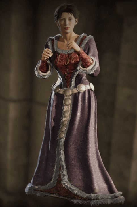 Black and Burgundy Outfit