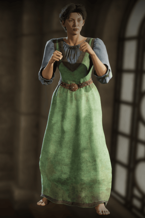 Resist Poison Blue and Green Outfit