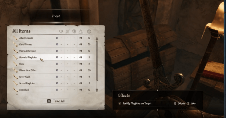 Oblivion Vahtecen Chest