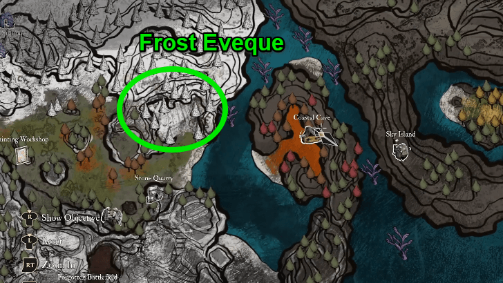 Frost Eveque location
