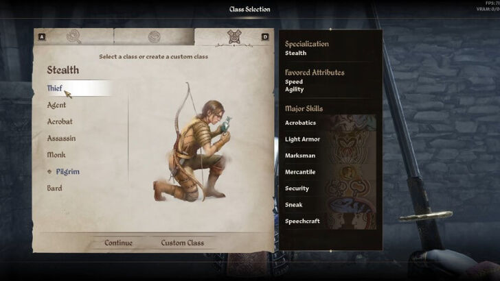 TES IV Oblivion Class