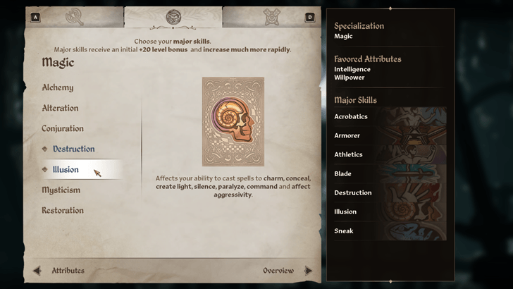 Illusion Major Skill