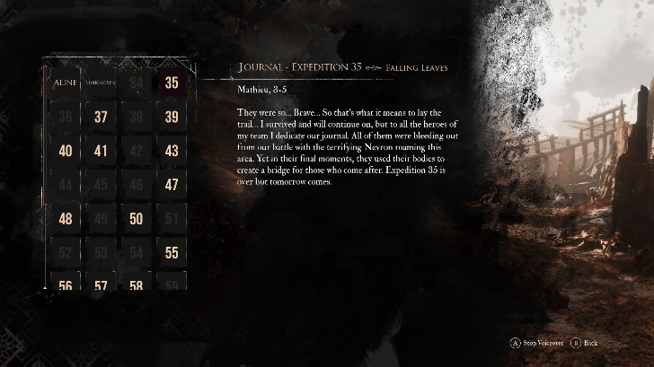 Falling Leaves Expedition 35 Mathieu