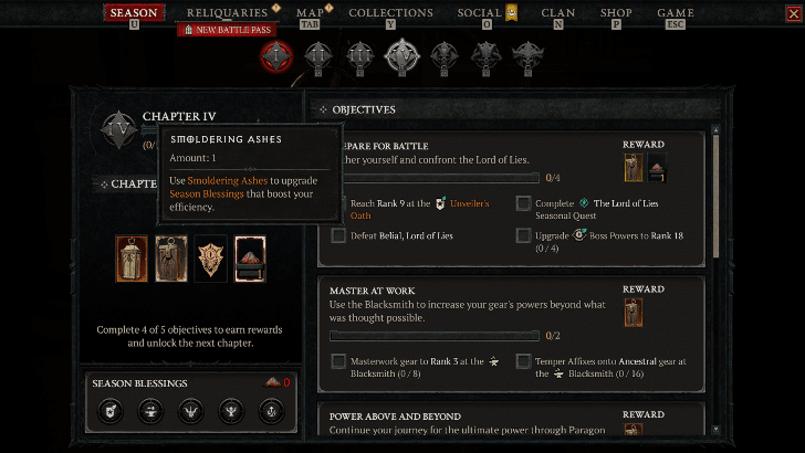 Diablo 4 - Reach Specific Free Tiers in the Battle Pass