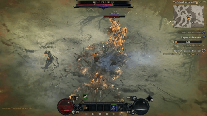 Diablo 4 (D4) - Apparition Incursions Belial