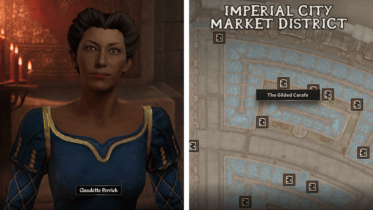 The Gilded Carafe and Claudette Perrick