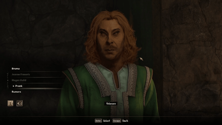 Volanaro Prank Dialgoue