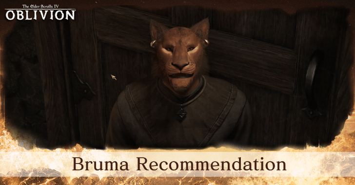 The Elder Scrolls IV Oblivion Remastered Bruma Recommendation Walkthrough and Rewards
