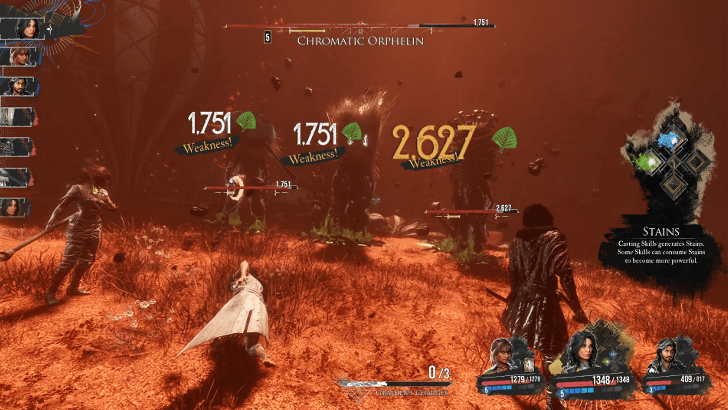 Chromatic Orphelin weakness to Earth damage