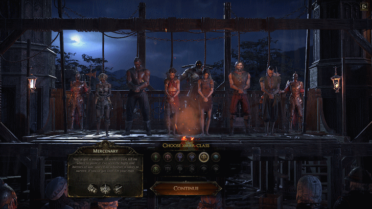 Path of Exile 2 - Selecting a Class