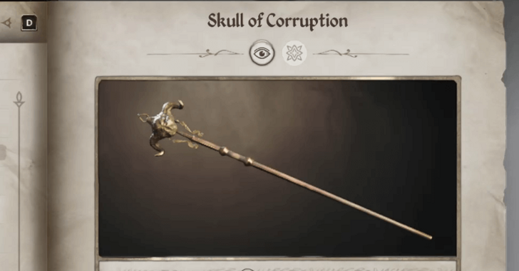 Rewards Skull of Corruption