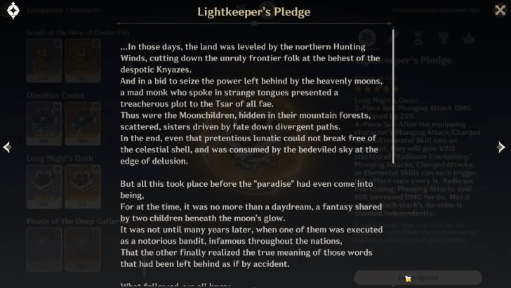 Genshin Impact - Nod-Krai - Light Keeper Pledge from Nod-Krai Livestream