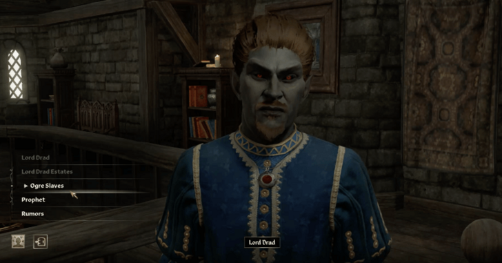 Choose the Ogre Slaves Dialogue option