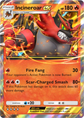 Pokemon TCG Pocket-  Incineroar ex(A3 033)