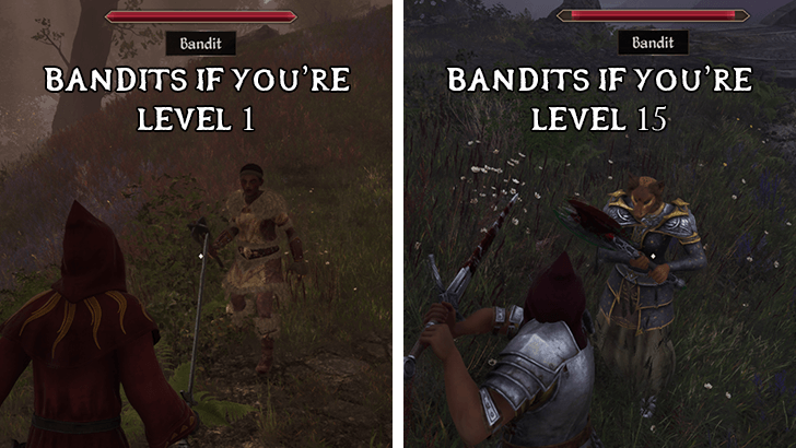 Bandit Level Differences