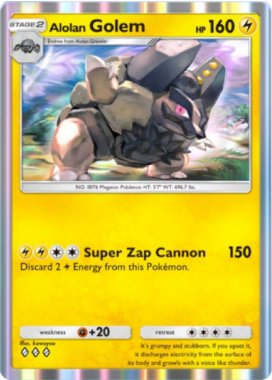 Alolan Golem (A3 061)