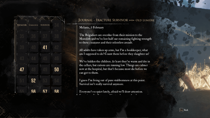 Fracture Survivor Entry