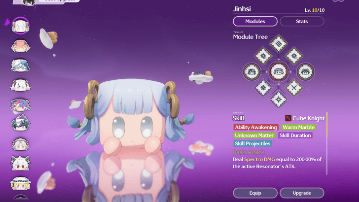 Max Level Jinhsi Cube