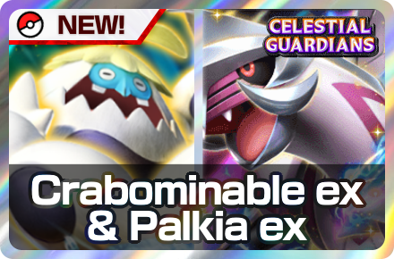 Pokemon TCG Pocket  Crabominable ex and Palkia ex Image