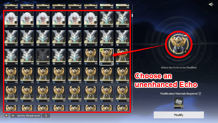 Choose Unenhanced Echo