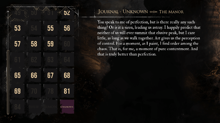 Unknown Journal entry