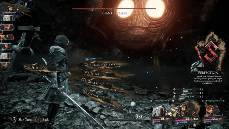 Giant Sapling Combat