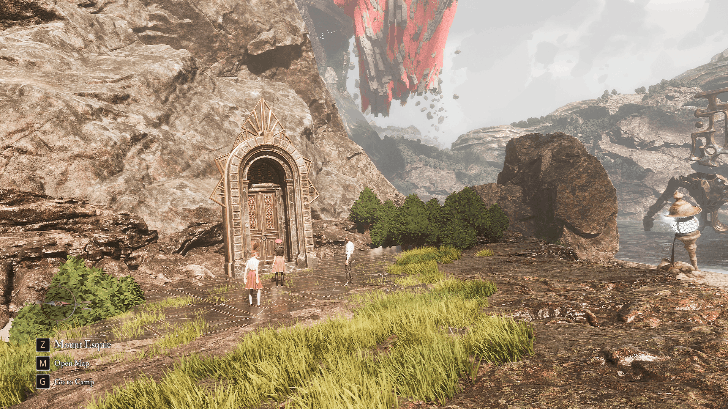 Manor Door in the Island North of Lost Woods