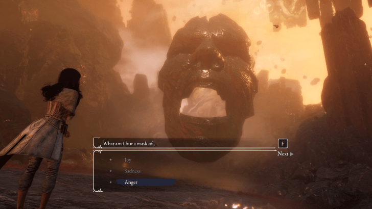 Anger Vale Mask Answer