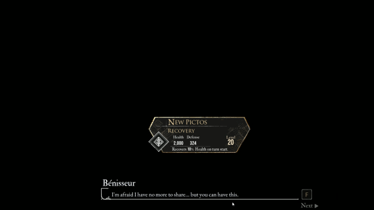 Benisseur Quest Reward