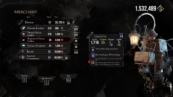 Falling Leaves Persik