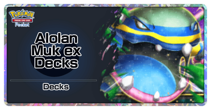 Pokemon TGC Pocket - Alolan Muk ex Best Deck Build and How to Play