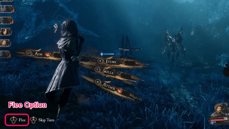 Flee Option Available