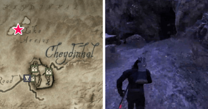 TES IV Oblivion Lake Arrius Caverns