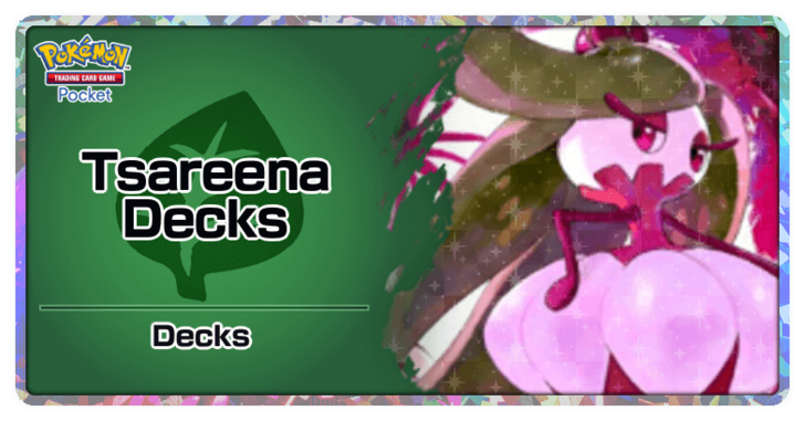 Pokemon TGC Pocket - Tsareena Best Deck Build and How to Play