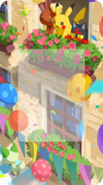 Pokemon TCG Pocket - Street Party Backdrop