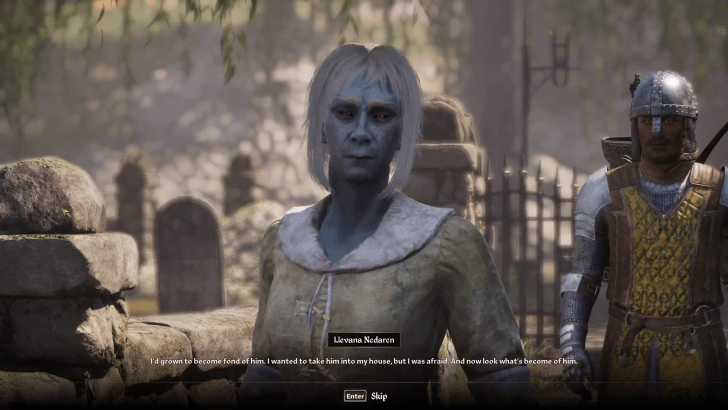 Speak with Llevana Nedaren