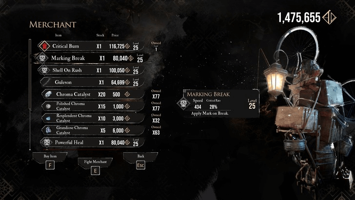 Endless Night Sanctuary Marking Break