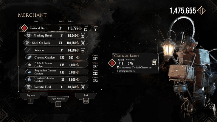 Endless Night Sanctuary Critical Burn