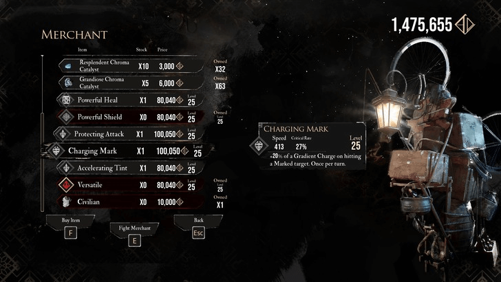 Endless Night Sanctuary Charging Mark