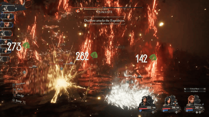 Dualliste Burst Stun