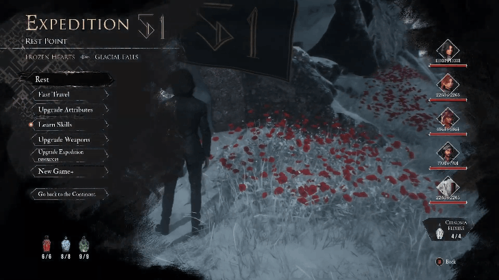 Frozen Heart Glacial Falls Flag