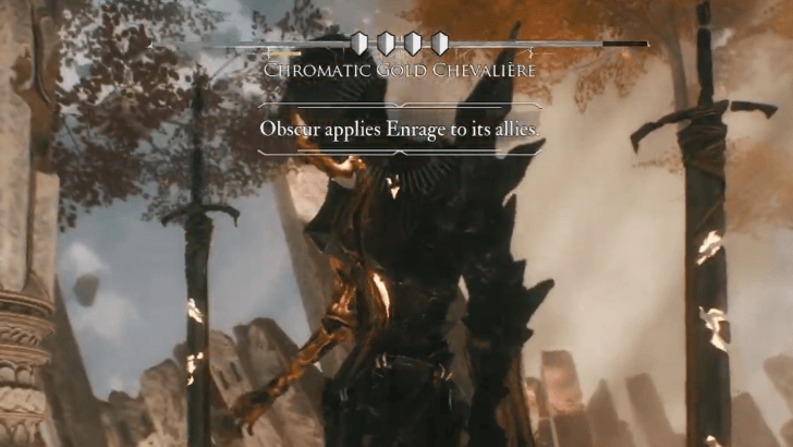 Obscur Buffing the Chevaliere